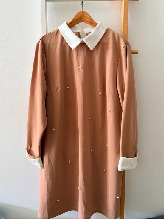 SHEIN Dresses & Skirts - SHEIN Curve Blush Pink Curve-Friendly Shirt Dress